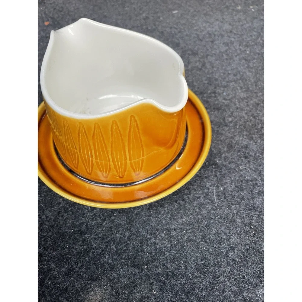 MCM Franciscan Interpace Discovery Topaz Gravy Boat BROWN